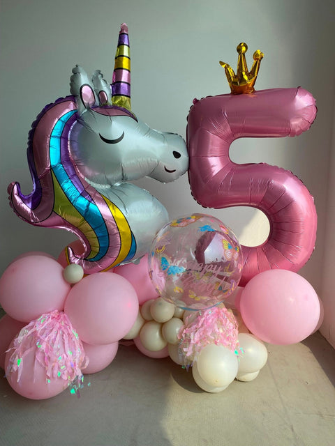 Birthday Balloon set Unicorn Fantasy - DJ flowers
