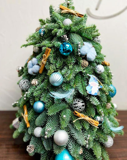 Blue Lights Christmas tree (size S) - DJ flowers