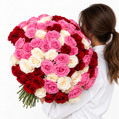 Rapture — Mixed rose bouquet - DJ flowers