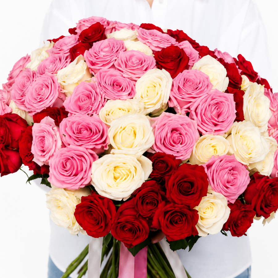 Rapture — Mixed rose bouquet - DJ flowers