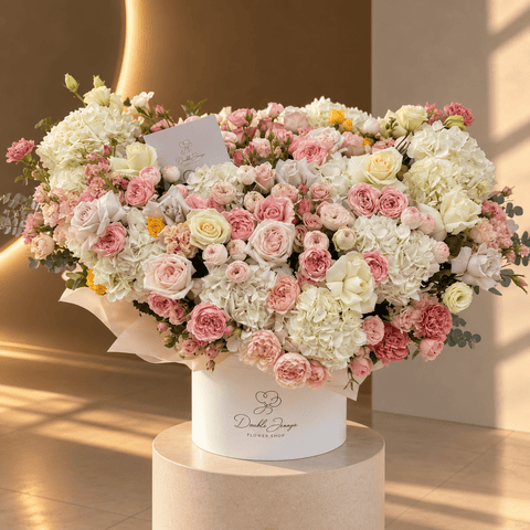 Box arrangement Sugar Blossom - DJ flowers