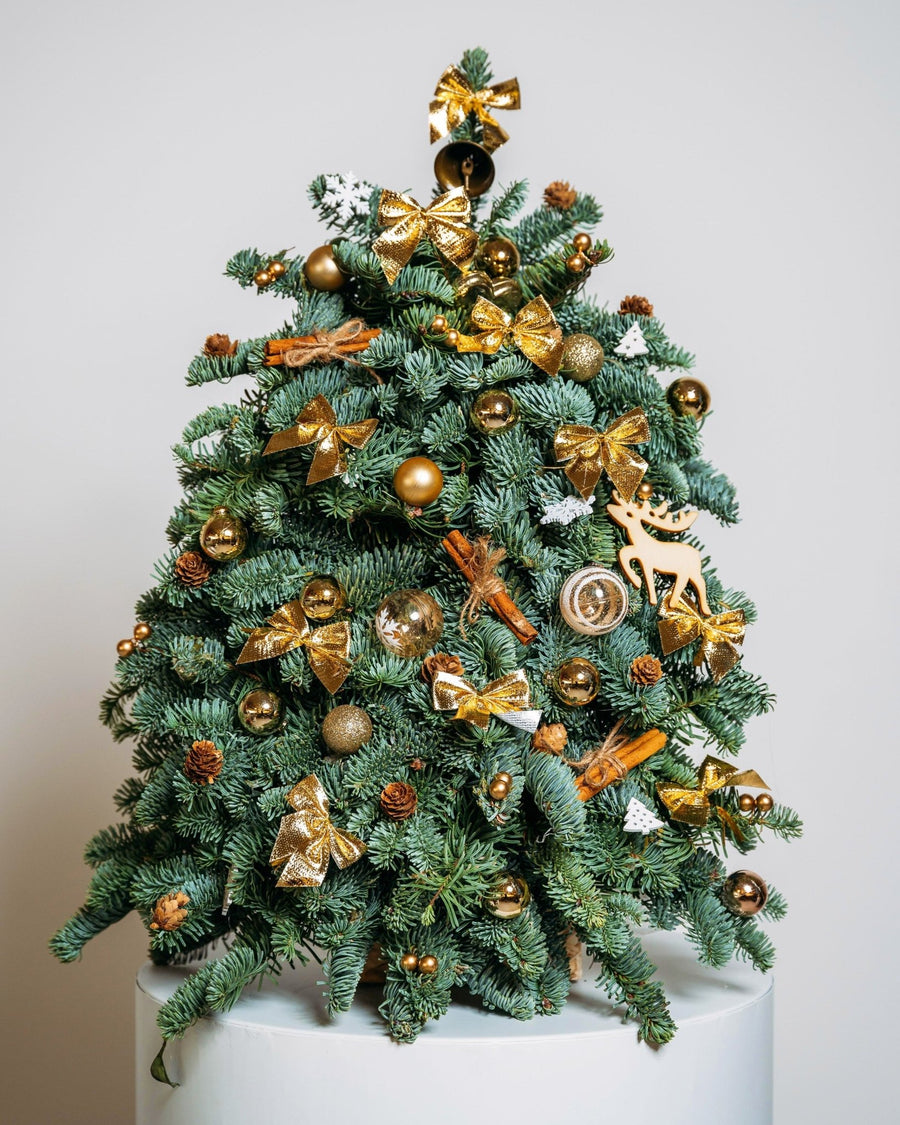 Christmas tree Golden lights (size M) - DJ flowers