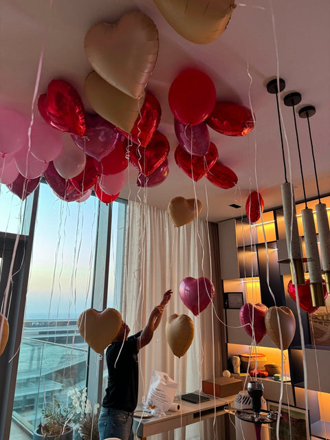 Event Magic: Balloons and More: helium balloon decoration - DJ flowers