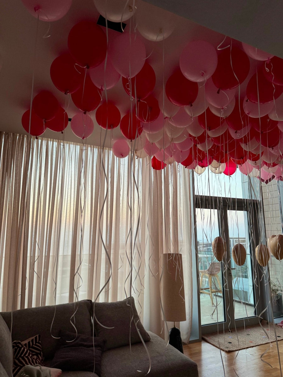 Event Magic: Balloons and More: helium balloon decoration - DJ flowers