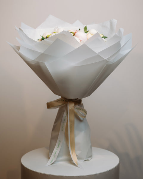 Peony bouquet Pearl Petal Elegance