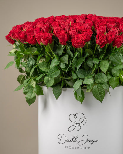 Heartfelt Red Rose Box