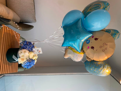 Gift set Little Prince Celebration - DJ flowers