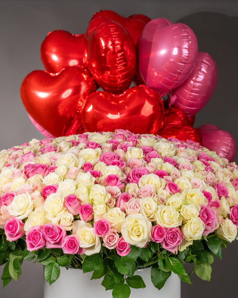 Gift set Rosy Skittles - DJ flowers