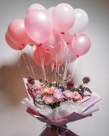 Gift set Sparkling Surprise - DJ flowers