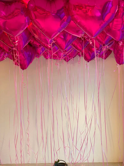 Heart-shaped balloon bundle Heartfelt Celebration - DJ flowers