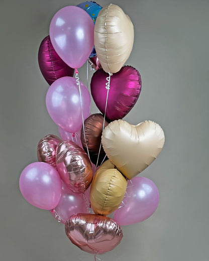 Heartfelt Delight Balloon Set - DJ flowers