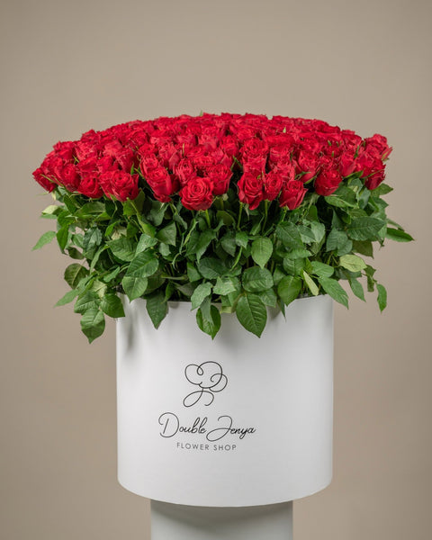 Heartfelt Red Rose Box - DJ flowers