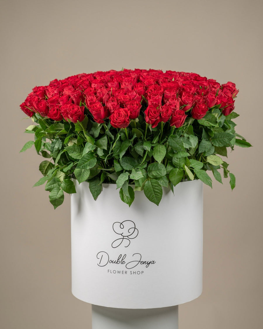 Heartfelt Red Rose Box - DJ flowers