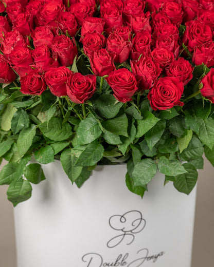 Heartfelt Red Rose Box - DJ flowers
