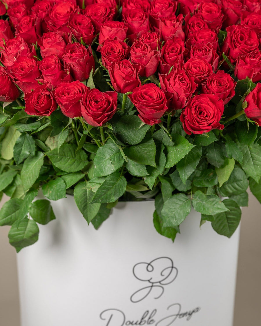 Heartfelt Red Rose Box - DJ flowers