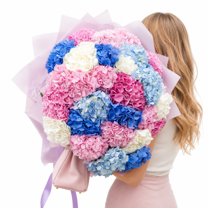 Hydrangeas bouquet Prism - DJ flowers