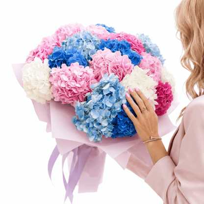 Hydrangeas bouquet Prism - DJ flowers