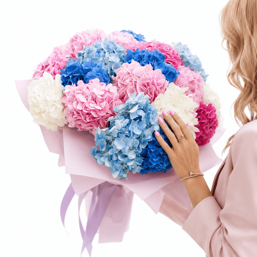 Hydrangeas bouquet Prism - DJ flowers