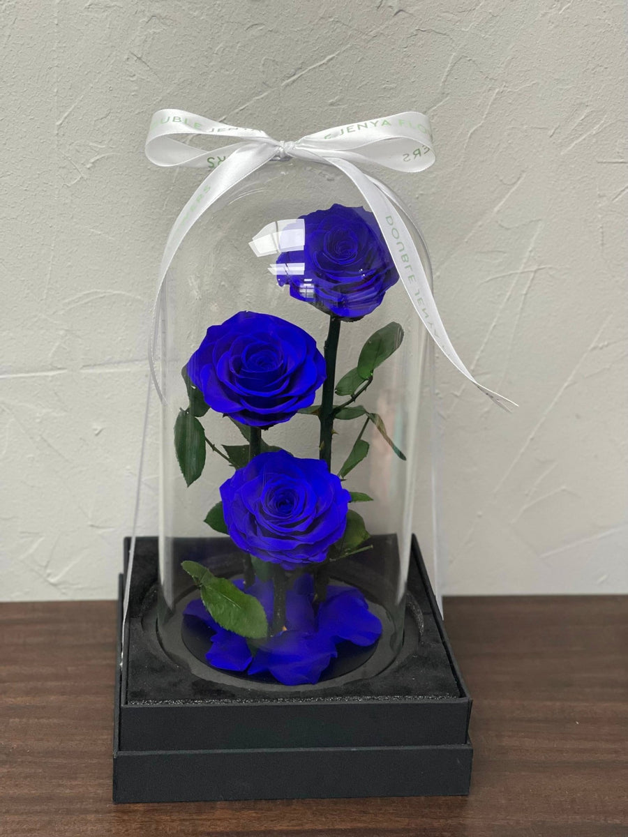 Вечная роза Trio Blue