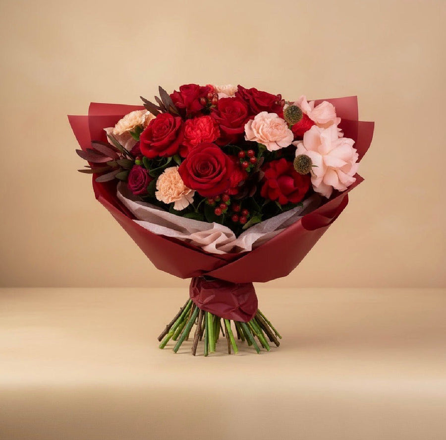 Mixed bouquet Garnet - DJ flowers