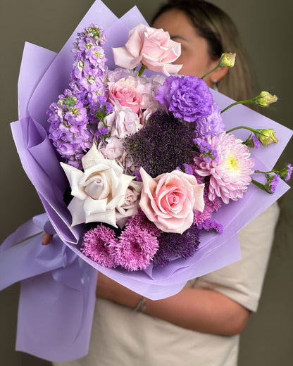 Mixed bouquet Purple Haze - DJ flowers