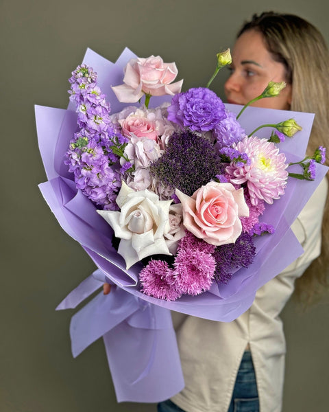 Mixed bouquet Purple Haze - DJ flowers