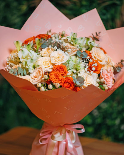 Mixed bouquet Warm feelings - DJ flowers