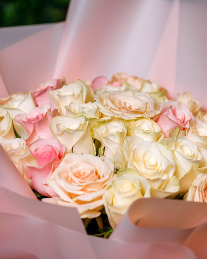 Mixed rose bouquet Pure care - DJ flowers