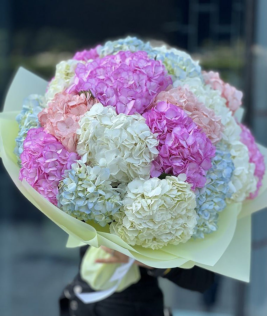 Monobouquet Colourful hydrangea - DJ flowers