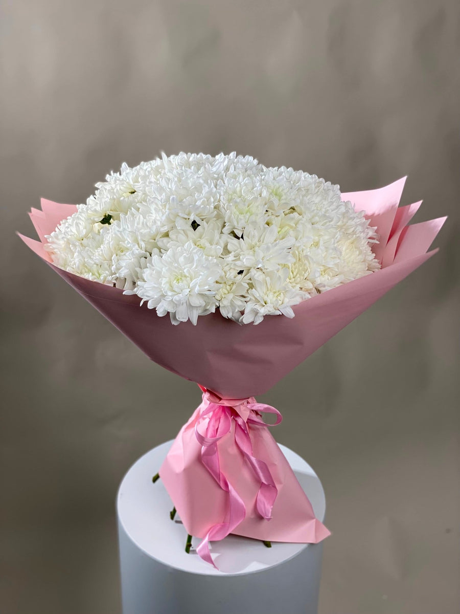 Monobouquet of chrysanthemums Angelic Beauty - DJ flowers