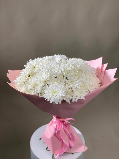 Monobouquet of chrysanthemums Angelic Beauty - DJ flowers