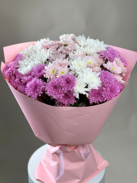 Monobouquet of chrysanthemums Velvetine - DJ flowers