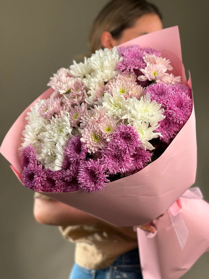 Monobouquet of chrysanthemums Velvetine - DJ flowers