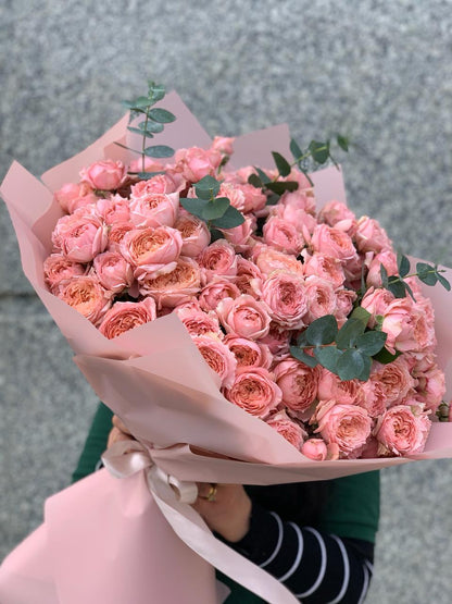 Monobouquet of Julietta spray roses Pinkie - DJ flowers