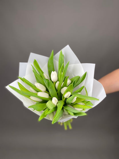 Monobouquet of tulips Morning Haze - DJ flowers