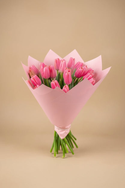 Monobouquet of tulips Spring Fable - DJ flowers