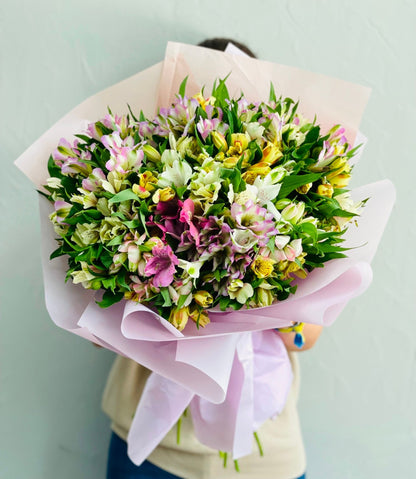 Monobouquets Alstroemeria grand mix - DJ flowers
