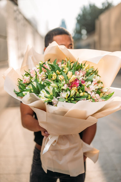 Monobouquets Alstroemeria grand mix - DJ flowers
