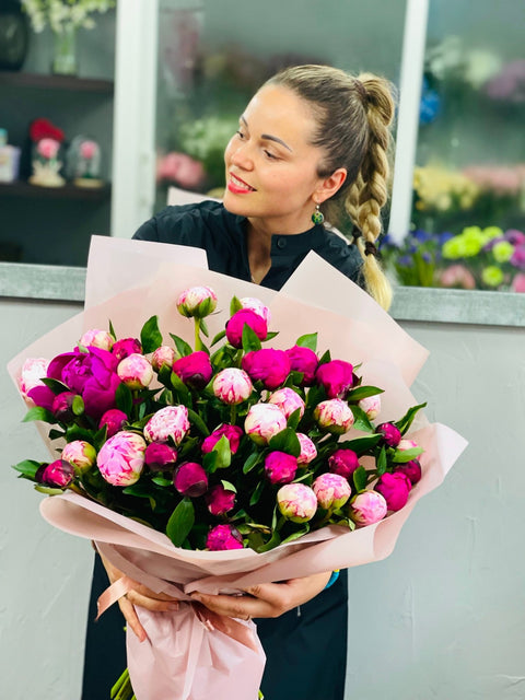 Peony bouquets Peony mix - DJ flowers