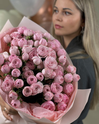 Peony roses bouquet First feeling - DJ flowers