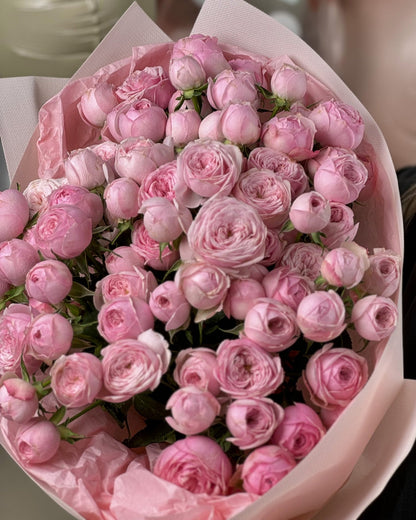 Peony roses bouquet First feeling - DJ flowers
