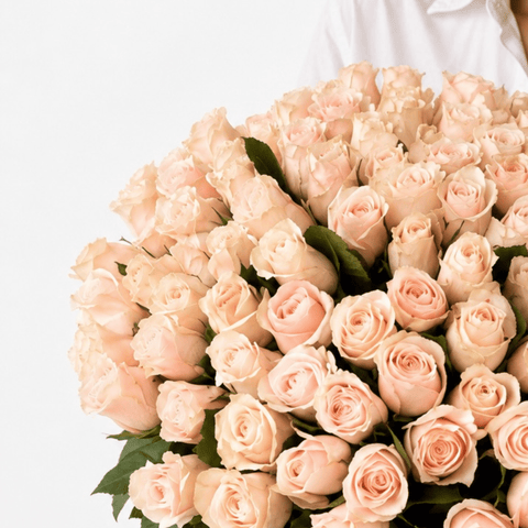 Pink rose bouquet Belle - DJ flowers
