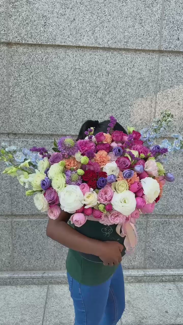 Box arrangement In a moment product video