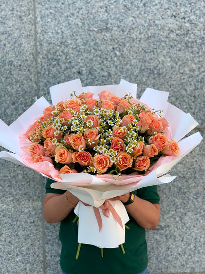 Rose and chamomile mix Morningtide - DJ flowers