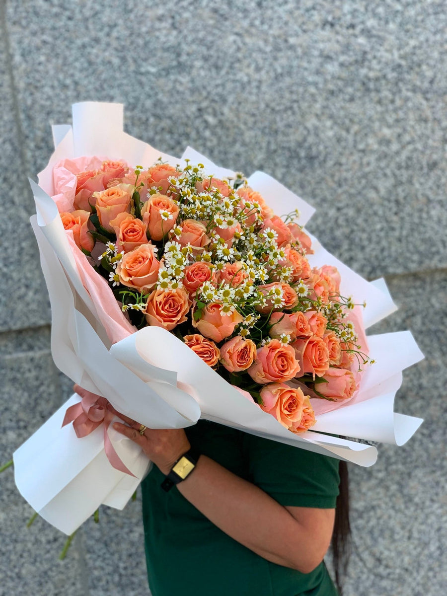 Rose and chamomile mix Morningtide - DJ flowers
