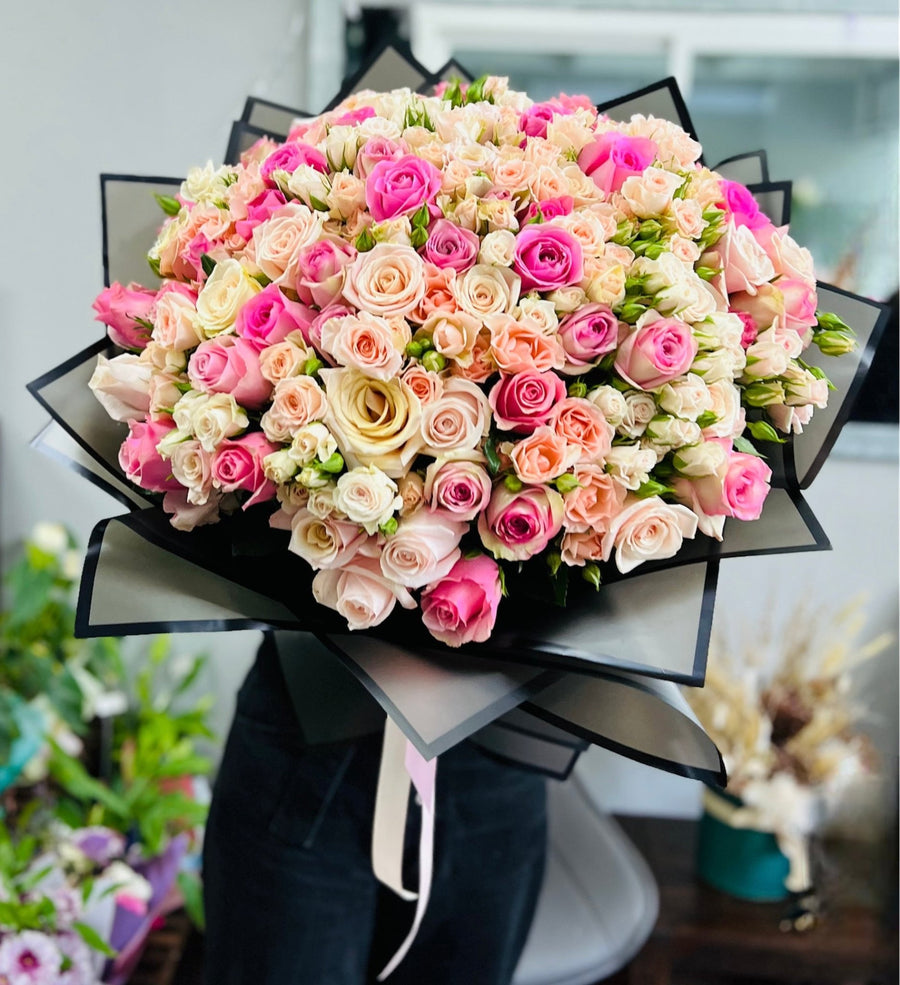 باقة ورود مزيج عطري