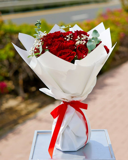 Rose bouquet Flame - DJ flowers
