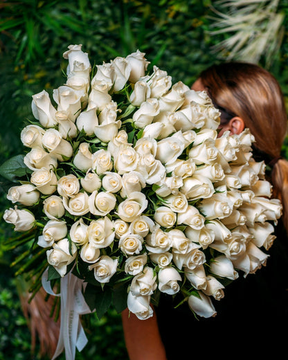 Rose bouquet Pure - DJ flowers