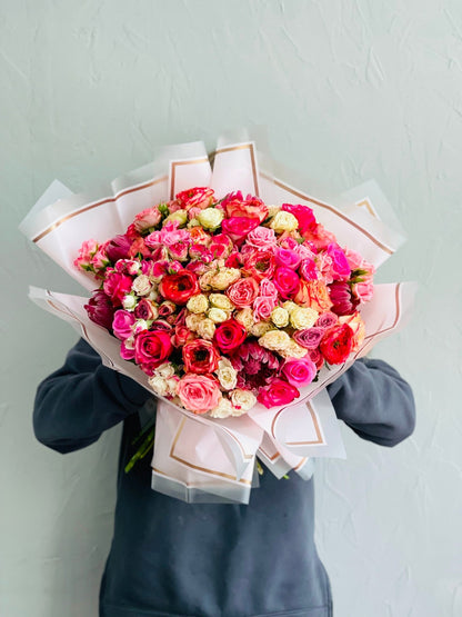 Rose bouquet Sweet mix - DJ flowers