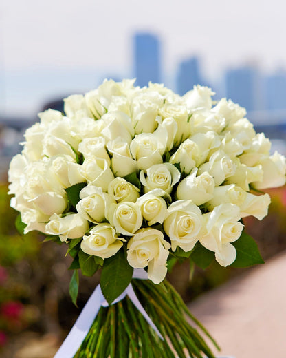 Rose bouquet White classics - DJ flowers